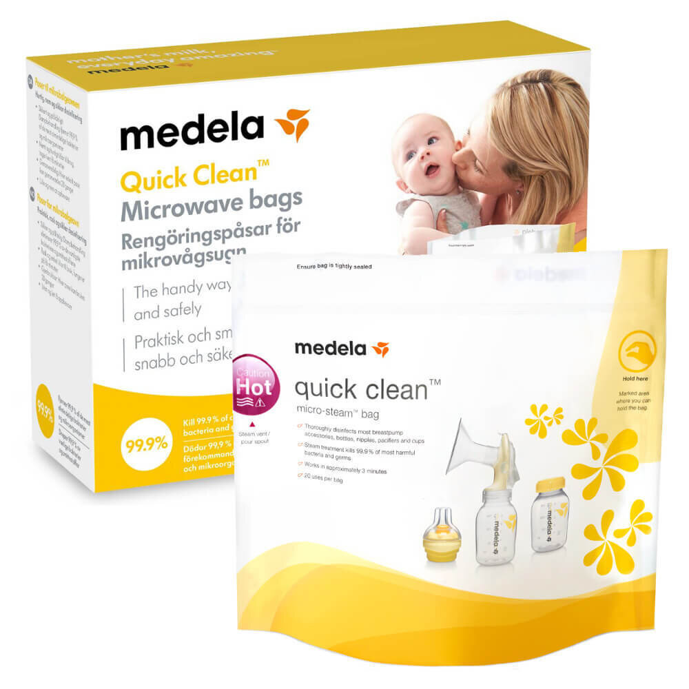 MEDELA Mikroaaltouunin desinfiointipussit 5 kpl hinta ja tiedot | Pullonlämmittimet ja sterilointilaitteet | hobbyhall.fi