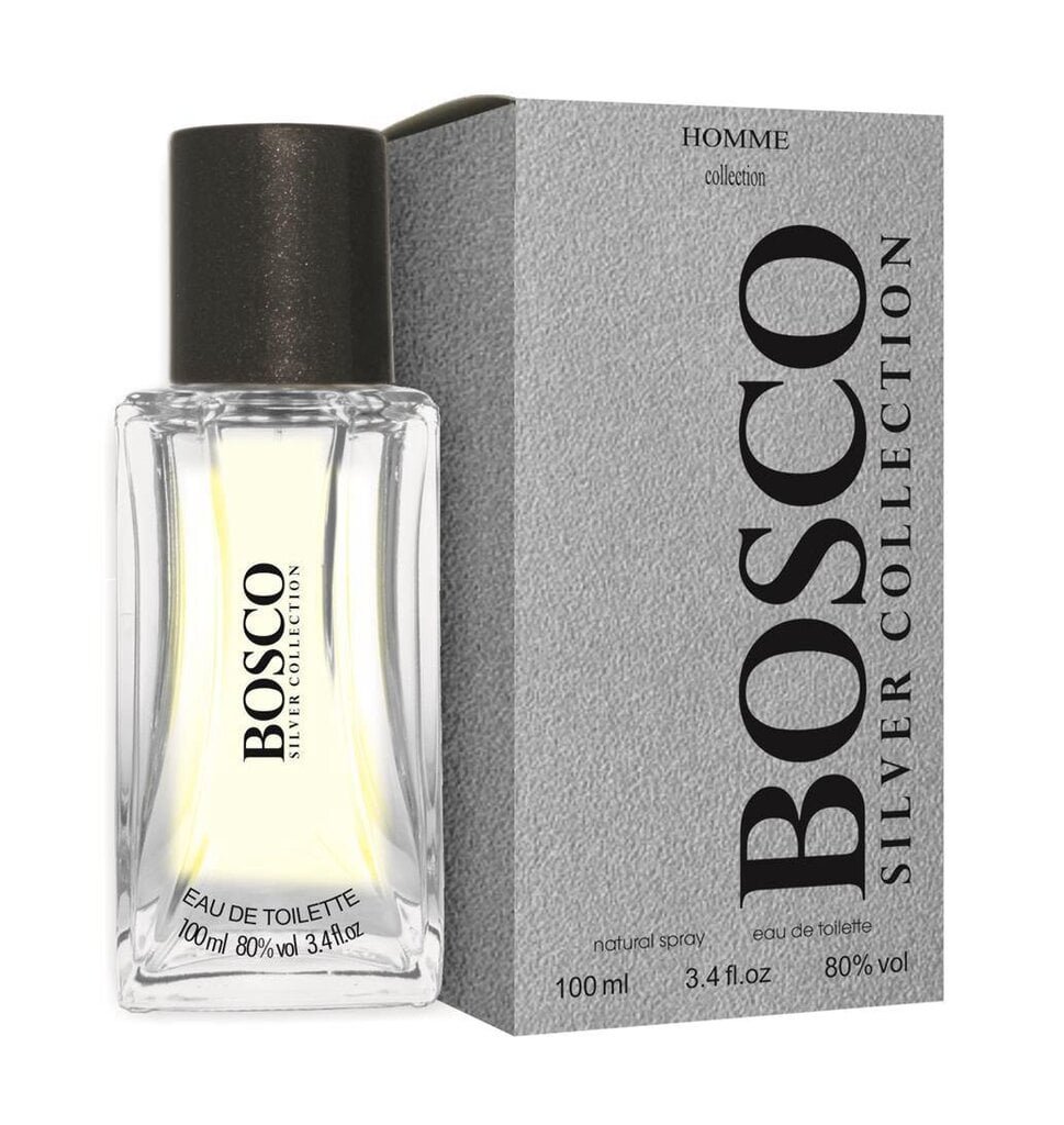 Miesten Eau de Toilette Homme Collection Bosco Silver Collection, 100 ml hinta ja tiedot | Miesten hajuvedet | hobbyhall.fi