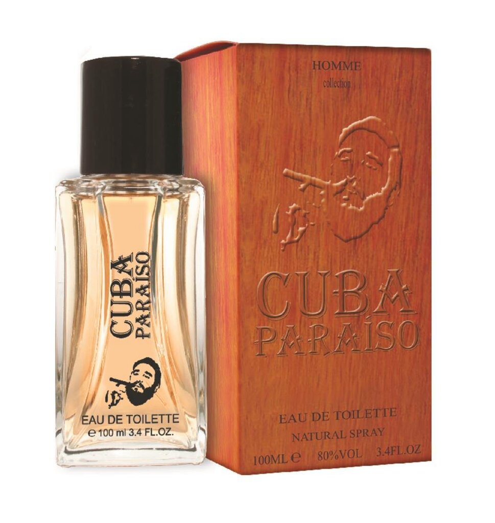 Miesten Eau de Toilette Homme Collection Cuba Paraiso, 100 ml hinta ja tiedot | Miesten hajuvedet | hobbyhall.fi