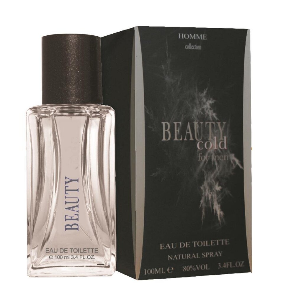 Miesten Eau de Toilette Homme Collection Beauty Cold, 100 ml hinta ja tiedot | Miesten hajuvedet | hobbyhall.fi