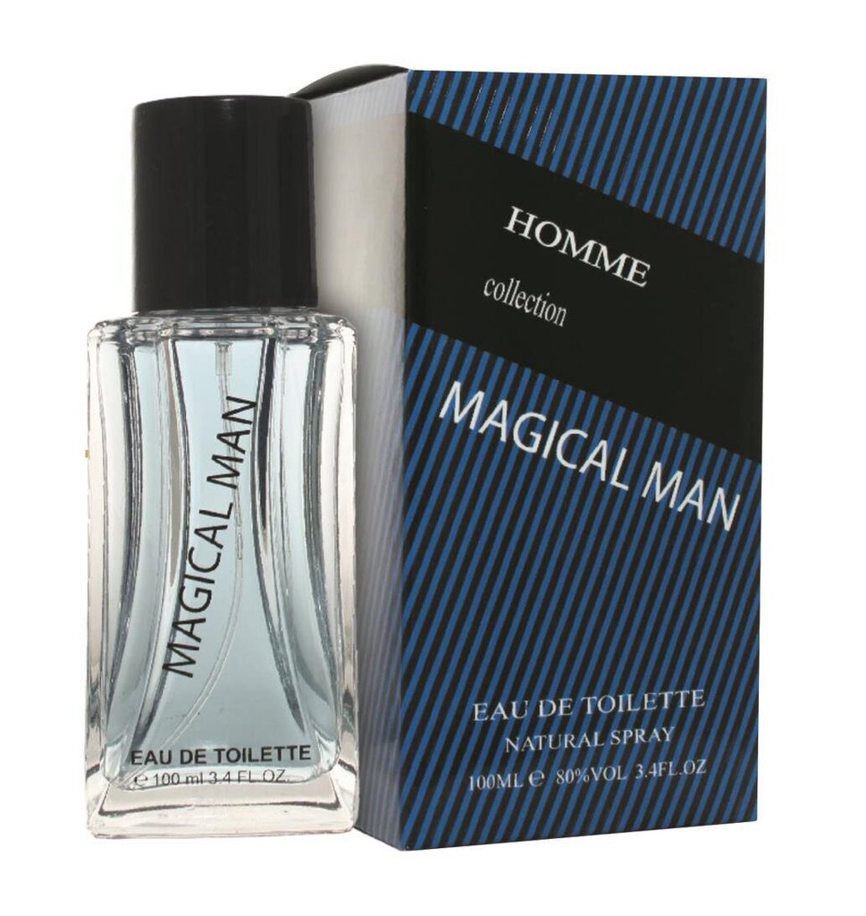 Miesten Eau de Toilette Homme Collection Magical Man, 100 ml hinta ja tiedot | Miesten hajuvedet | hobbyhall.fi