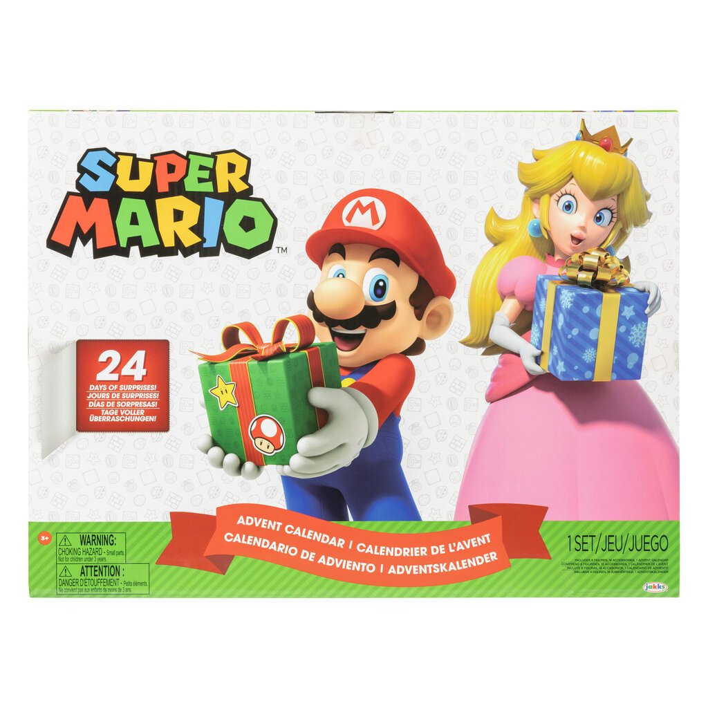 Joulukalenteri Super Mario 413724M hinta ja tiedot | Poikien lelut | hobbyhall.fi