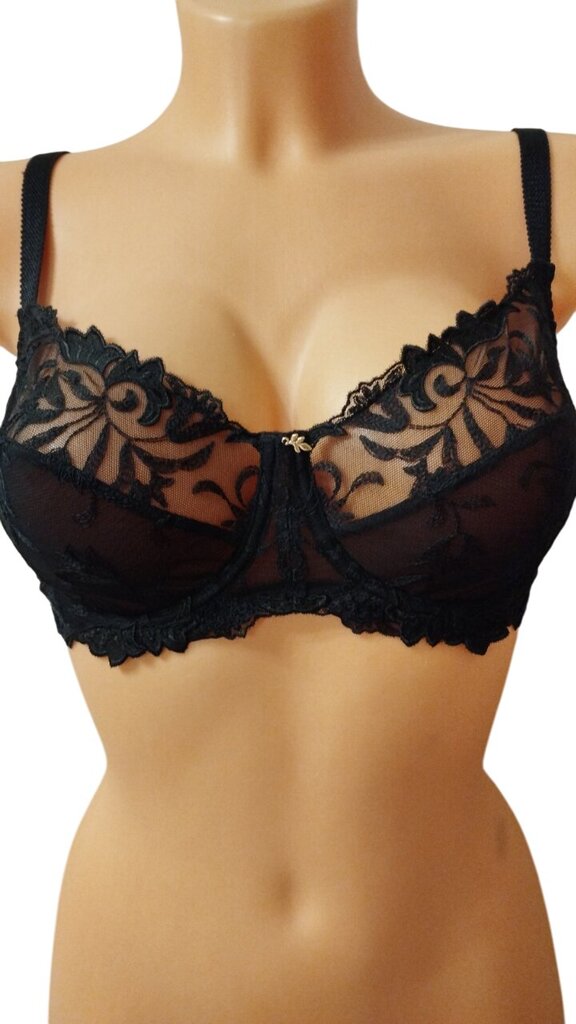 Bra Patricia Boutique 3836 70E Donna musta hinta ja tiedot | Rintaliivit | hobbyhall.fi