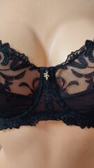 Bra Patricia Boutique 3836 75F Donna musta hinta ja tiedot | Rintaliivit | hobbyhall.fi