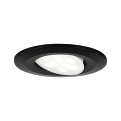 LED valaisin Paulmann Calla IP65 pyöristettynä 90mm 30° 3x6W 3x680lm 230V 4000K musta matta hinta ja tiedot | Upotettavat valaisimet ja LED-valaisimet | hobbyhall.fi