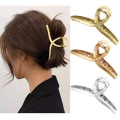 3kpl Clip Hair Clip-liukumaton hiusklipsi sopii naisten ja tyttöjen leukaklipsihiuksille (muovi hinta ja tiedot | Suoristusraudat ja kihartimet | hobbyhall.fi