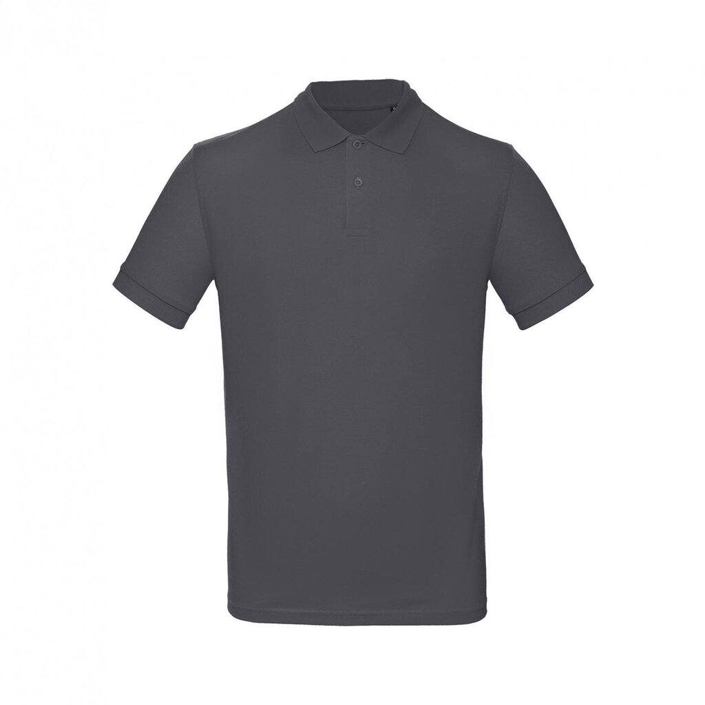 B&C Mens Inspire Polo, Tummanharmaa UTFK110_darkgrey hinta ja tiedot | Miesten kauluspaidat | hobbyhall.fi