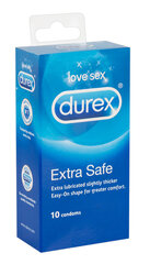 Kondomit Extra safe Durex, 10 kpl hinta ja tiedot | Kondomit | hobbyhall.fi