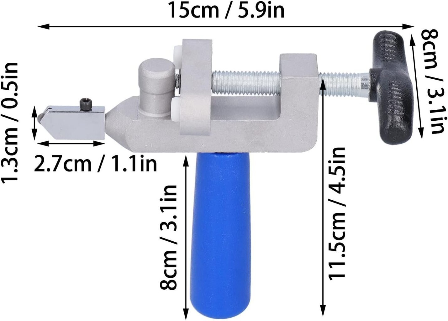 Lasileikkurisarja - 2 in 1 lasilaattaleikkuri Manuaalinen laattaleikkuri hinta ja tiedot | Sahat ja sirkkelit | hobbyhall.fi