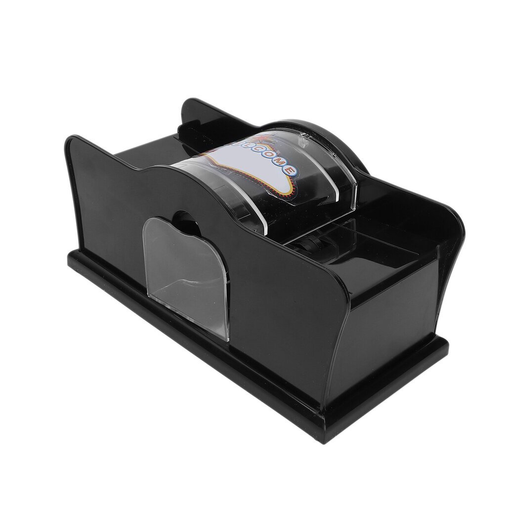 1-2 Deck Manuaalinen Card Shuffler Poker Pelikortti Kasinokortti Manuaalinen Shuffler ToolBlack hinta ja tiedot | Kauneudenhoitotarvikkeet | hobbyhall.fi