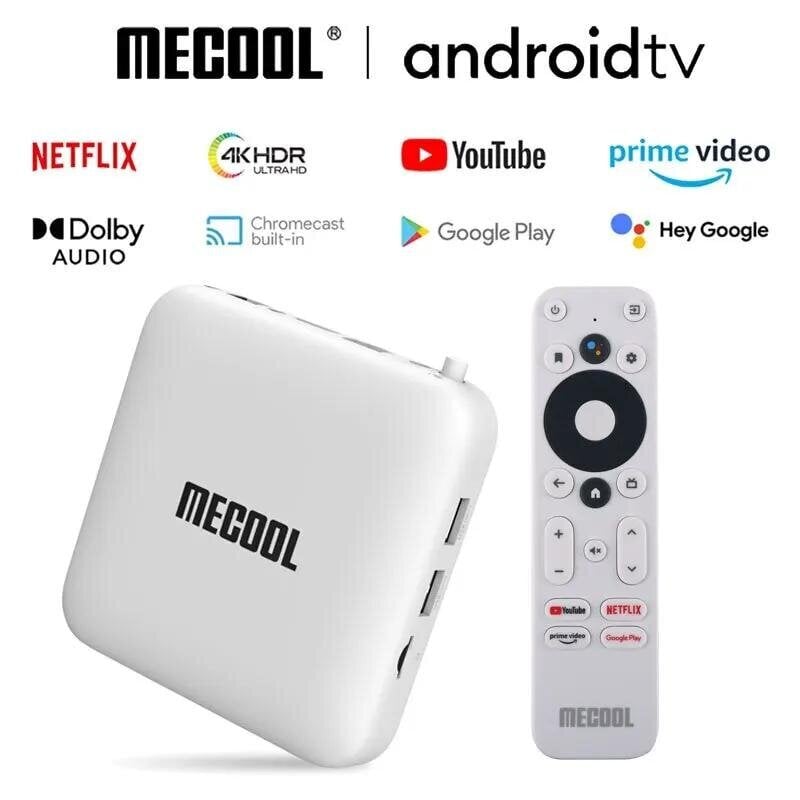 KM2 Android TV Box Amlogic S905X2 Google Certified Netflix 4K USB3.0 LAN 5G WiFi Dolby Atmos Audio Midea Player TVBOX hinta ja tiedot | Digiboksit | hobbyhall.fi