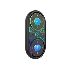 Näppäimistö Uusi ladattava Rgb-taustavalaistu gyroskooppi yleiskäyttöön A95x F3 TV Box Air Mouse Smart Voice Control Mini Wireless hinta ja tiedot | Digiboksit | hobbyhall.fi