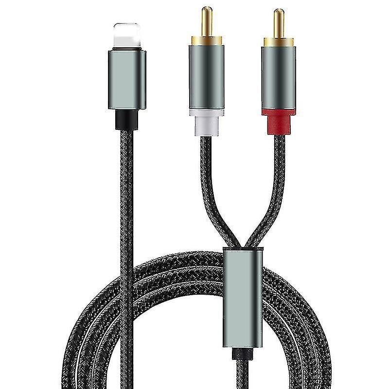 2rca Lotus Cable Äänikaapeli Kaiutin Äänivahvistin Iphone Matkapuhelin Link Audio Kaapeli hinta ja tiedot | Kaapelit ja adapterit | hobbyhall.fi