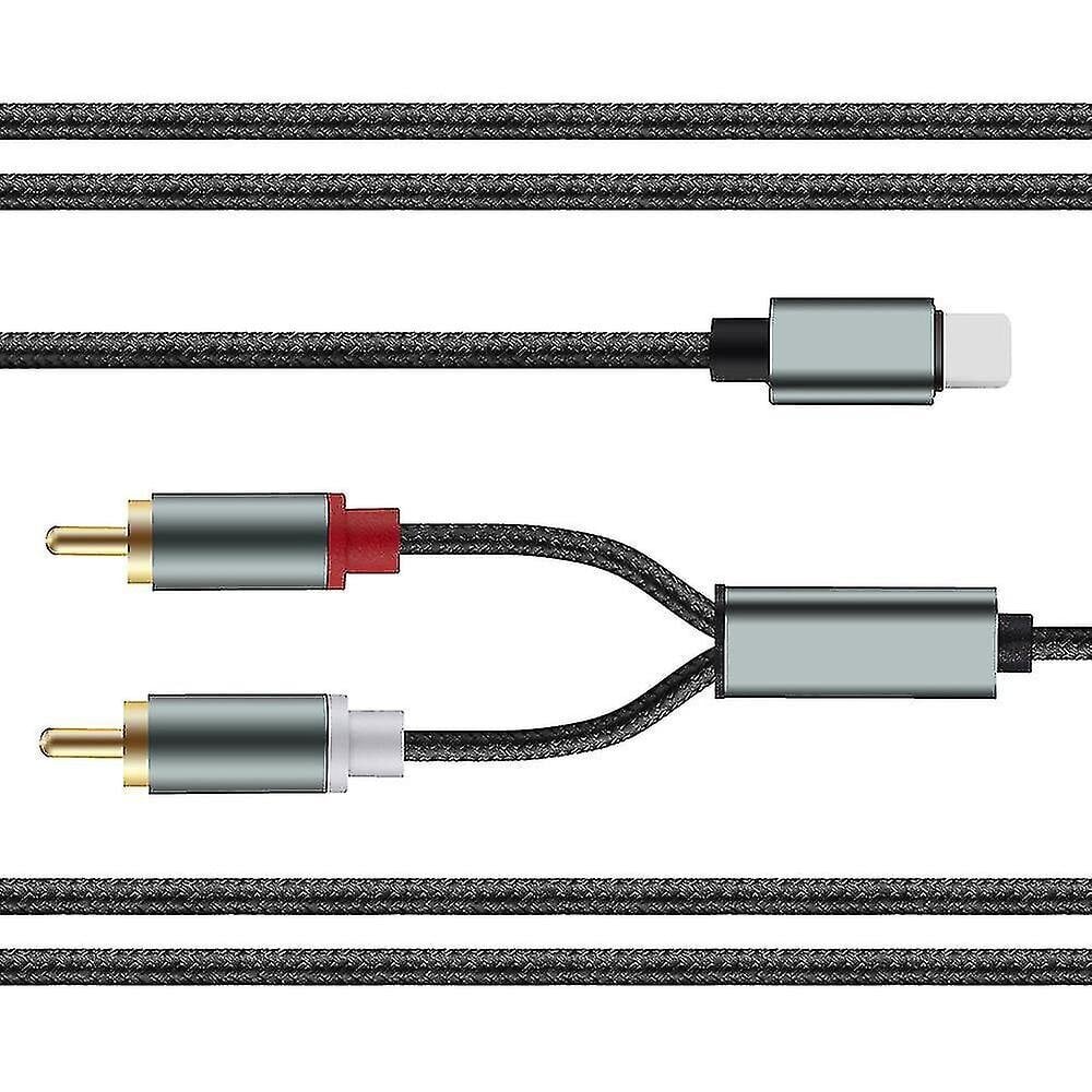 2rca Lotus Cable Äänikaapeli Kaiutin Äänivahvistin Iphone Matkapuhelin Link Audio Kaapeli hinta ja tiedot | Kaapelit ja adapterit | hobbyhall.fi