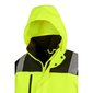 SAFE-GUARD by Result Miesten tulostettava turvallisuus Soft Shell takki, Fluoresoiva keltainen/musta UTFK1130_fluorescentyellowblack hinta ja tiedot | Miesten ulkoilutakit | hobbyhall.fi