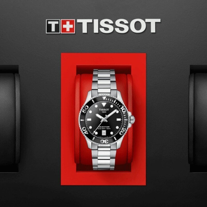 Miesten kello Tissot Seastar 1000 T120.410.11.051.00 hinta ja tiedot | Miesten kellot | hobbyhall.fi