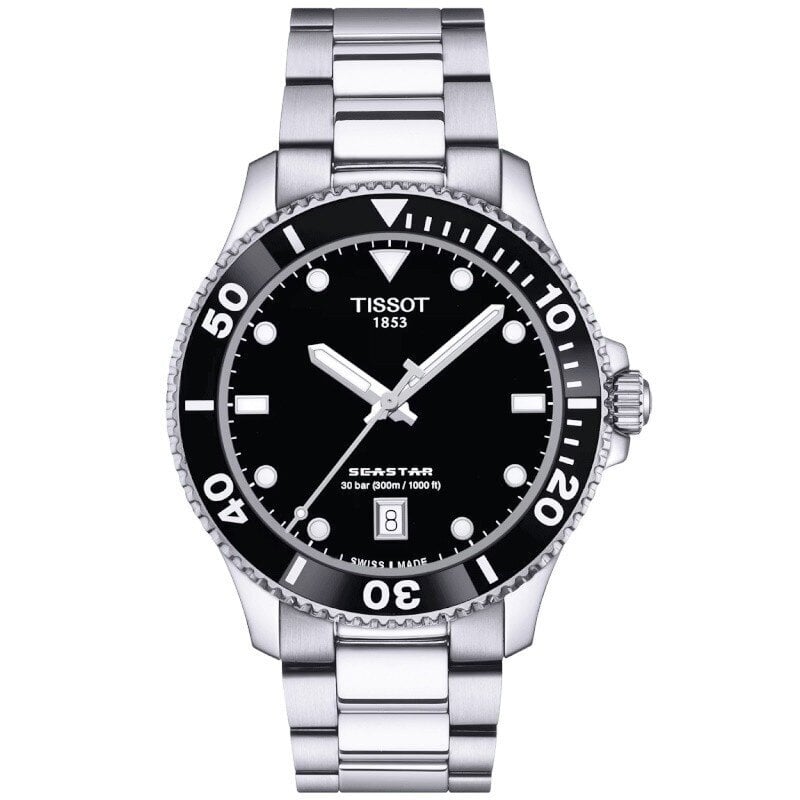 Miesten kello Tissot Seastar 1000 T120.410.11.051.00 hinta ja tiedot | Miesten kellot | hobbyhall.fi