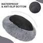 Rauhoittava koiransänky Fluffy Cat Bed Pehmoinen pyöreä lemmikkisänky Donut Dog Bed hinta ja tiedot | Vuodevaatteet lapsille | hobbyhall.fi