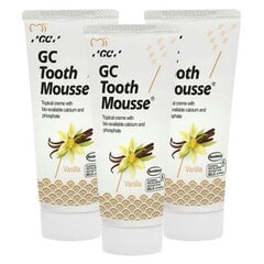 Tahna GC TOOTH MOUSSE Nestemäinen emali ilman fluoria Vanilja 35 ml. (3 kpl.) hinta ja tiedot | Suuhygienia | hobbyhall.fi