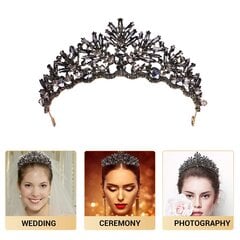 Goottilainen barokkikruunu, vintage Tiara Ylellinen tiara häihin hinta ja tiedot | Korusetit | hobbyhall.fi