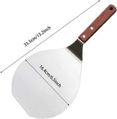 Stainless Steel Round Pizza Spatula Ruostumattomasta teräksestä valmistettu kakku hinta ja tiedot | Uunivuoat ja leivontavälineet | hobbyhall.fi