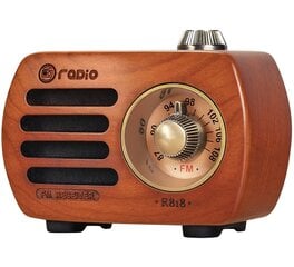 Puinen miniradio Pieni retroradio Bluetooth-kaiuttimella hinta ja tiedot | Autoantennit | hobbyhall.fi