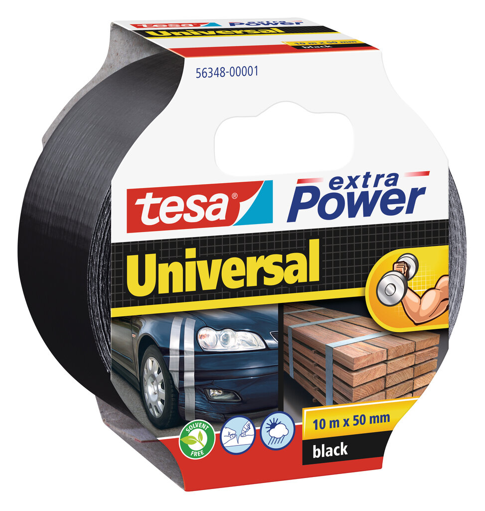 Korjausteippi Tesa extra Power Universal 10mx50mm musta hinta ja tiedot | Käsityökalut | hobbyhall.fi