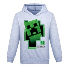 Minecraft-puuvillahuppari, harmaa hinta ja tiedot | Poikien puserot, liivit ja jakut | hobbyhall.fi