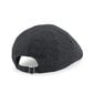 Beechfield Unisex aikuisten Melton Wool Ivy lippis, Charcoal Marl UTFK1219_charcoalmarl hinta ja tiedot | Miesten hatut, huivit ja käsineet | hobbyhall.fi