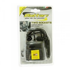 Jatkokaapeli Bottari Two Sockets, 12 / 24V. hinta ja tiedot | Lisätarvikkeet autoiluun | hobbyhall.fi