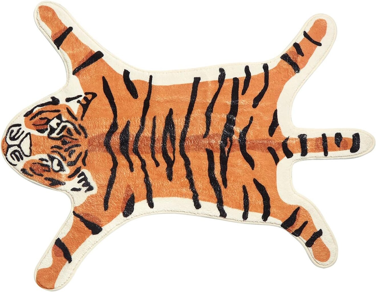 Lasten makuuhuoneen matto Tiger Area -matto 54,5*82 cm Henkilökohtainen pehmeä leikkihuoneen matto Pehmo, liukumaton lasten hinta ja tiedot | Lattialämmitys | hobbyhall.fi