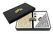 Copag 1546 Elite Poker Size - Jumbo Index Pelikortit Double Deck (kulta ja musta) hinta ja tiedot | Lautapelit ja älypelit | hobbyhall.fi