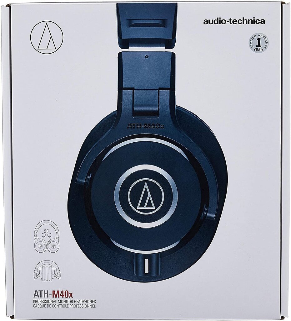Audio Technica ATH-M40x hinta ja tiedot | Kuulokkeet | hobbyhall.fi