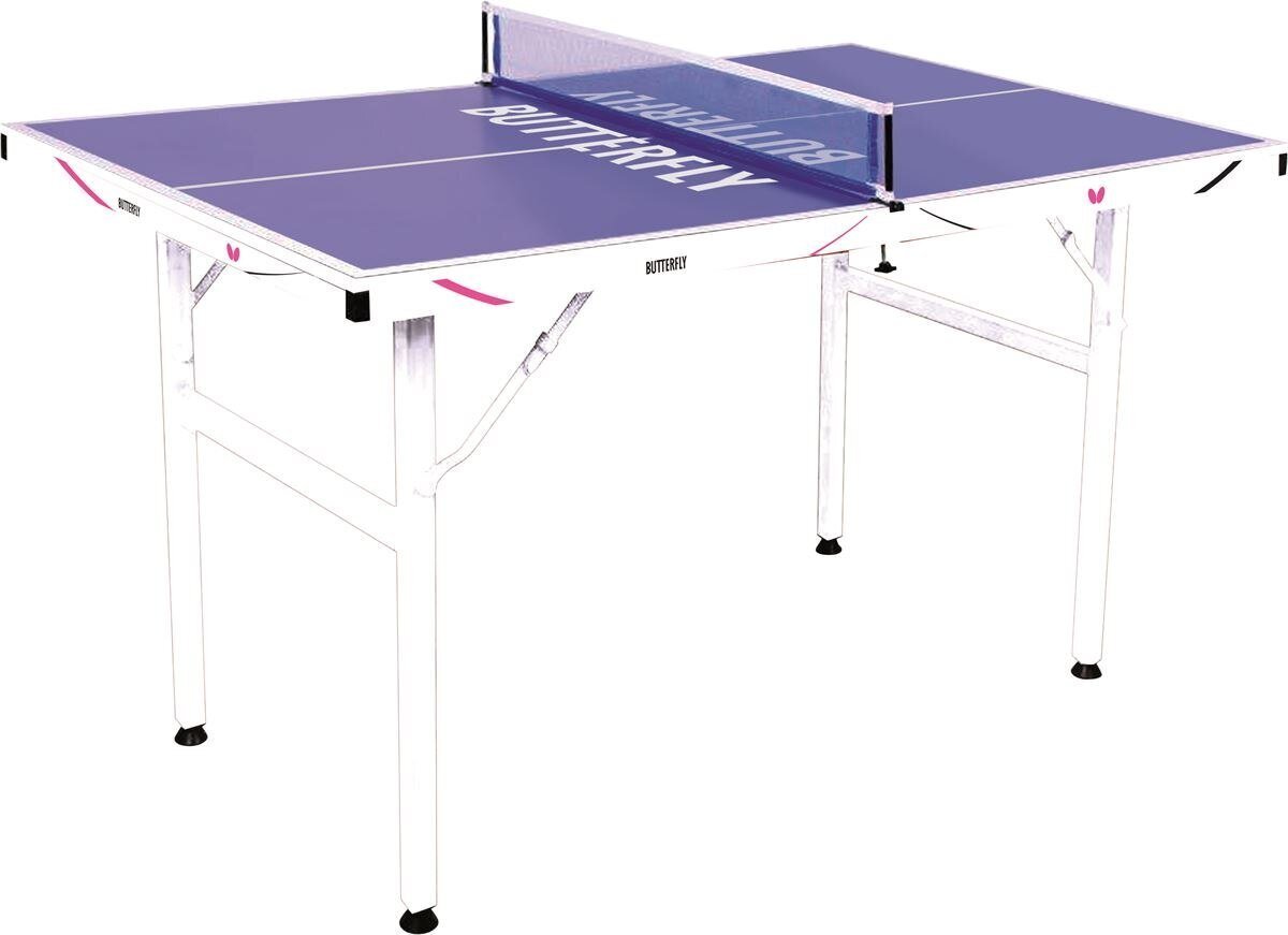 Mini pöytätennispöytä Butterfly Midi, violetti hinta ja tiedot | Pingismailat | hobbyhall.fi