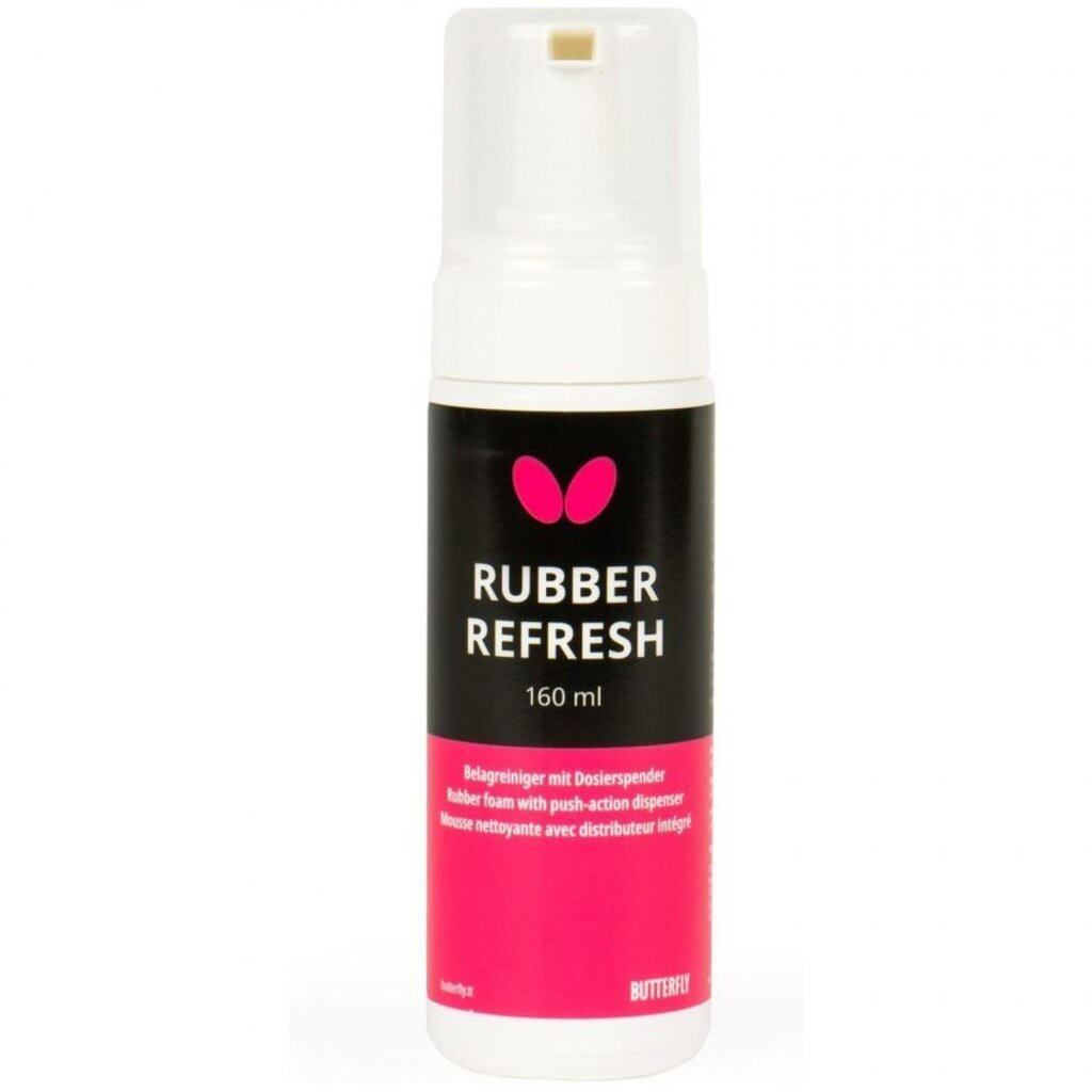 Puhdistusvaahto pöytätennismailoille Butterfly Rubber Refresh, 1 kpl hinta ja tiedot | Pingismailat | hobbyhall.fi