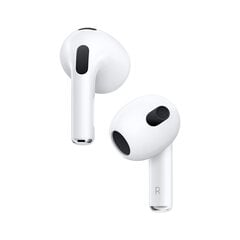 Apple AirPods (3rd generation) with MagSafe Charging Case - MME73ZM/A hinta ja tiedot | Kuulokkeet | hobbyhall.fi