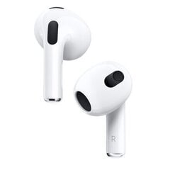 Apple AirPods (3rd gen.) White MME73ZM/A hinta ja tiedot | Kuulokkeet | hobbyhall.fi