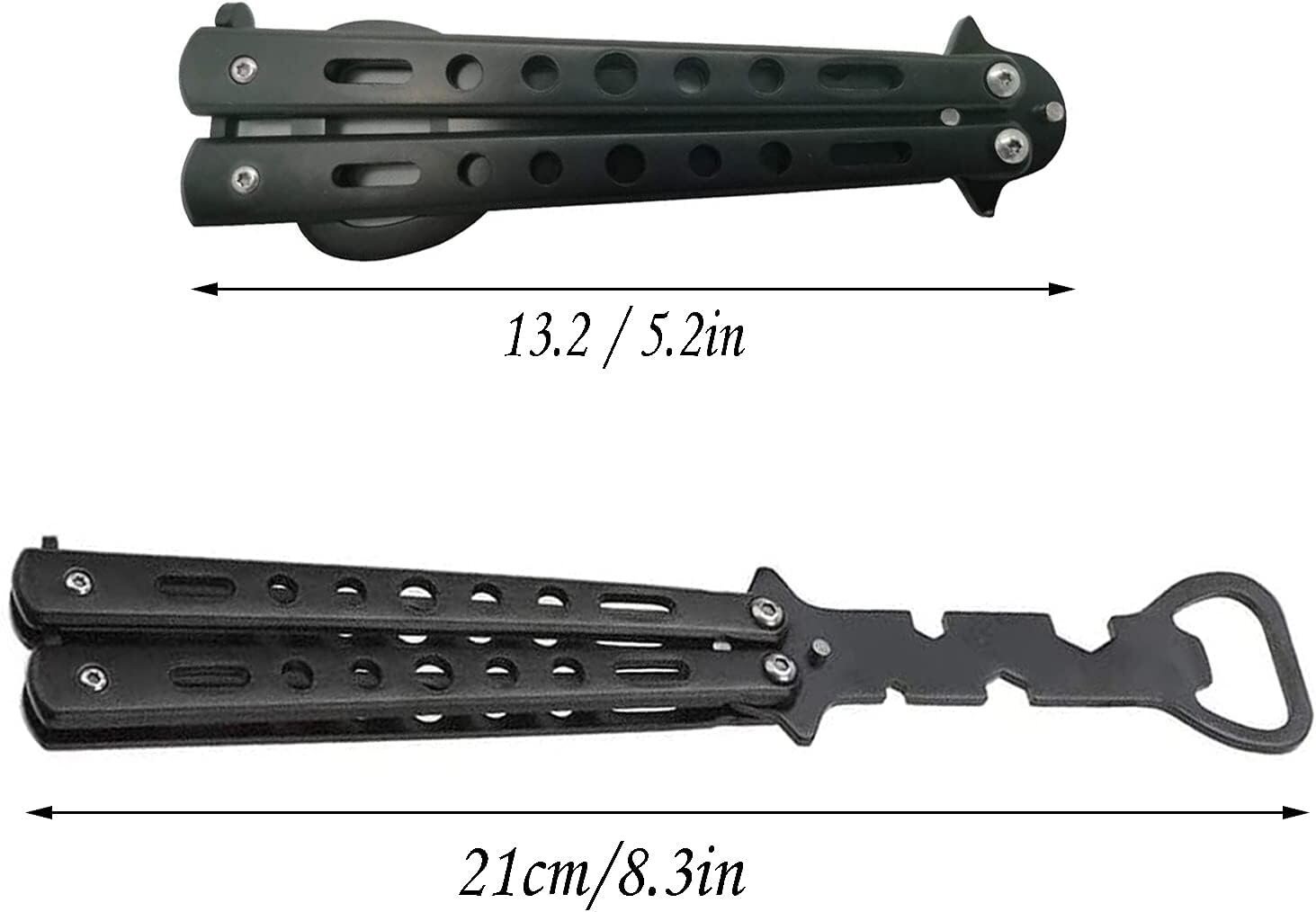 kpl Butterfly-pullonavaaja, Butterfly Knife Style -pullo hinta ja tiedot | Monitoimityökalut ja veitset retkeilyyn | hobbyhall.fi