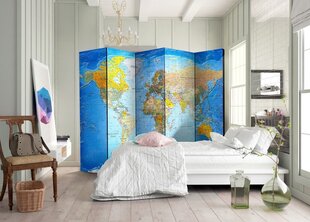 Sermi - World Classic Map [Room Dividers] hinta ja tiedot | Sermit ja tilanjakajat | hobbyhall.fi