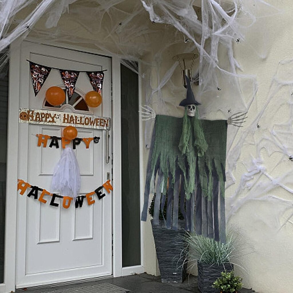 Halloween riippuva haamukoristelu Lentävä luuranko kuollut haamu hinta ja tiedot | Koristeet ja tarrat | hobbyhall.fi