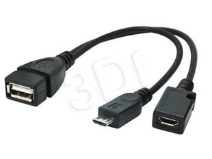 -Adapteri Gembird USB A -> 2x USB B, 15cm hinta ja tiedot | Gembird Tietokoneiden lisävarusteet | hobbyhall.fi