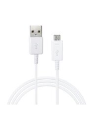 Universaali Micro-USB-data- ja latauskaapeli Samsung EP-DG925UWE G920 G925 S6:lle, 1 m, valkoinen (OEM) hinta ja tiedot | Puhelinkaapelit | hobbyhall.fi