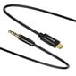 Baseus Yiven audio M01 USB type-C / mini-jack (3,5 mm) 1,2 m kaapeli, musta hinta ja tiedot | Puhelinkaapelit | hobbyhall.fi