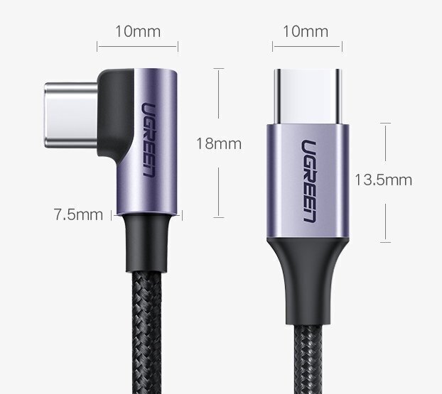 Kaapeli Ugreen, USB Type C - USB Type C, 2 m hinta ja tiedot | Puhelinkaapelit | hobbyhall.fi