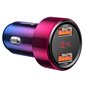 Base Magic Series Dual QC -autolaturi digitaalisella näytöllä 2x USB QC3.0 45W 6A musta (CCMLC20A-09) Ex-näyttö hinta ja tiedot | Puhelimen laturit | hobbyhall.fi