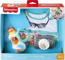 Ruokalappu tarvikkeineen Fisher Price Tiny Tourist, 3+ kk hinta ja tiedot | Ruokalaput | hobbyhall.fi