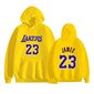 Miesten Lakers Basketball nro 23 Star Casual huppari keltainen A hinta ja tiedot | Miesten kerrastot | hobbyhall.fi