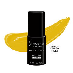 Geelikynsilakka "Sincero Salon", 6 ml, Vibrant Yellow, 3718 hinta ja tiedot | Sincero Salon Hajuvedet ja kosmetiikka | hobbyhall.fi