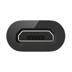 Fusion-yleissovitin micro-USB-C-tyypin USB (USB-C) -liitäntä, musta. hinta ja tiedot | Adapterit | hobbyhall.fi