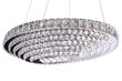 LED-riippuvalaisin Crystal Oval -kaukosäätimellä hinta ja tiedot | Riippuvalaisimet | hobbyhall.fi